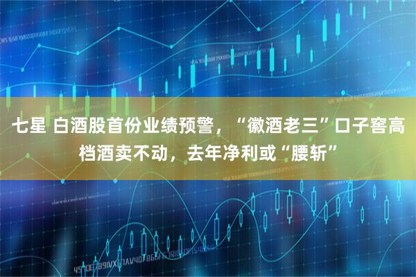 七星 白酒股首份业绩预警，“徽酒老三”口子窖高档酒卖不动，去年净利或“腰斩”